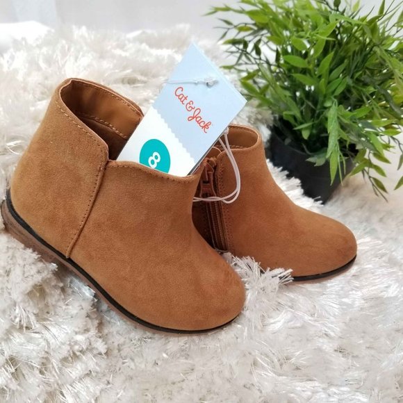 Cat & Jack Other - Toddler Girls' Penelope Booties - Cat & Jack™ Cognac ,Brown Size 8